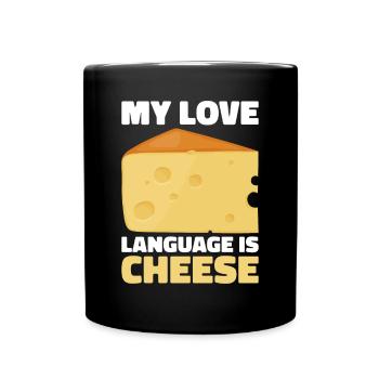 Cheesemaker Dairy Cheese maker Dairy technologist Cheese - Full Colour Mug - black - Front