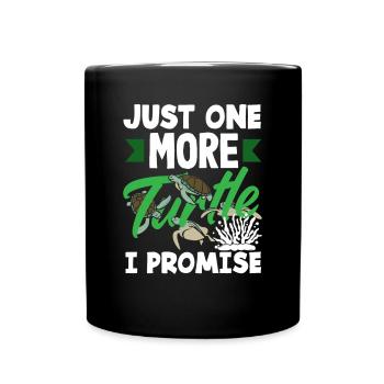 Turtle Sea Turtle Gift - Full Colour Mug - black - Front