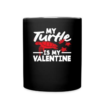 Tortue Tortue Mer Cadeau - Mug uni - noir - Devant