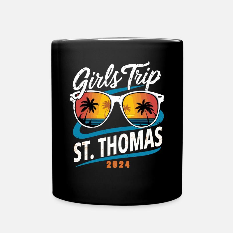 Girls Trip St. Thomas 2024 - Tasse einfarbig - Schwarz