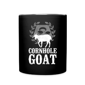 Cornhole Team Bean Bag Player - Tasse einfarbig - Schwarz - Vorne