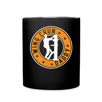 Wing Chun Daddy Wing Chun Fighter - Full Colour Mug - black - Front