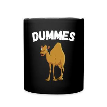 Silly Camel Funny Saying Fun Sayings Humor - Full Colour Mug - black - Front