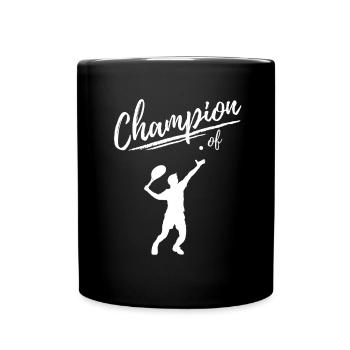 Champion De Tennis Passionné - Mug uni - noir - Devant