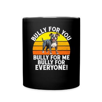 American Bully Gifts - Full Colour Mug - black - Front