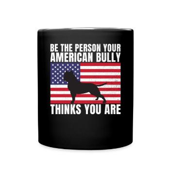 Cadeaux American Bully - Mug uni - noir - Devant