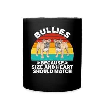 American Bully Gifts - Tasse einfarbig - Schwarz - Vorne