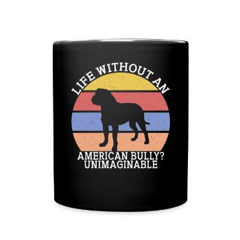 Cadeaux American Bully - Mug uni - noir - Devant