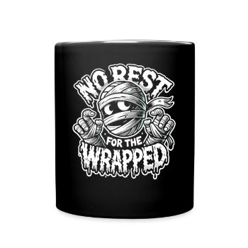 Mummy Unwrapped Halloween Shirt - Full Colour Mug - black - Front