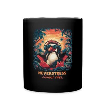 Design Chillout Vibes : décontracté et élégant - Mug uni - noir - Devant