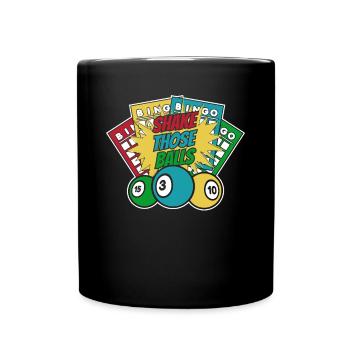 Shake Those Balls Professional Caller Daubers - Full Colour Mug - black - Front
