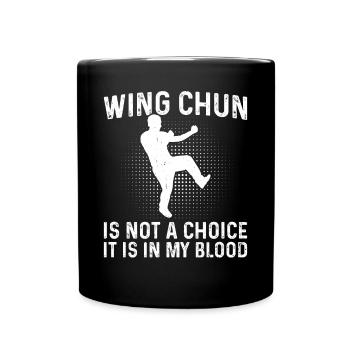 Le Wing Chun n’est pas un choix, c’est dans mon sang - Wing - Mug uni - noir - Devant