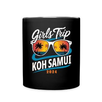 Girls Trip Koh Samui 2024 - Full Colour Mug - black - Front