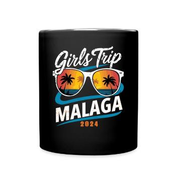 Girls Trip Málaga 2024 - Full Colour Mug - black - Front