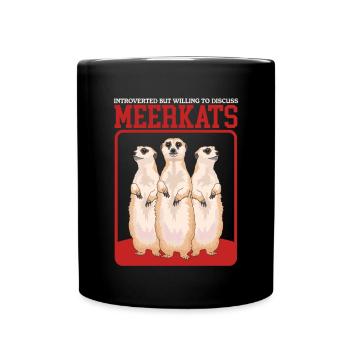 Meerkats cool meerkats - Full Colour Mug - black - Front