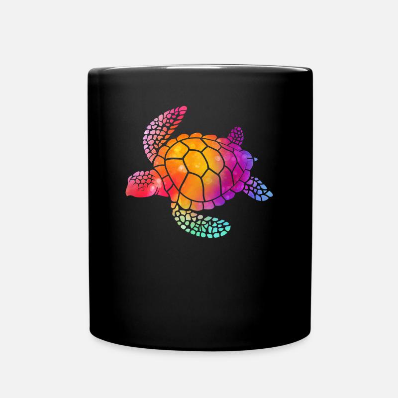 Tortue Tortue Mer Cadeau - Mug uni - noir