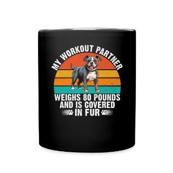 Cadeaux American Bully - Mug uni - noir - Devant