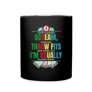 Don't Always Scream Daubers Professional Caller - Full Colour Mug - black - Front