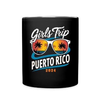 Voyage entre filles à Porto Rico 2024 (Garantie du prix le plus bas) - Mug uni - noir - Devant