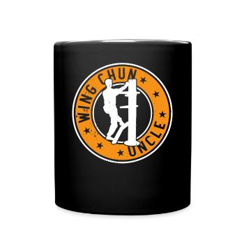 Wing Chun Uncle Wing Chun Fighter - Tasse einfarbig - Schwarz - Vorne