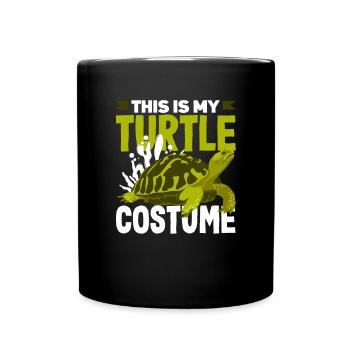 Tortue Tortue Mer Cadeau - Mug uni - noir - Devant