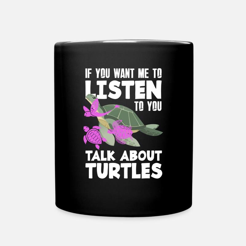 Tortue Tortue Mer Cadeau - Mug uni - noir