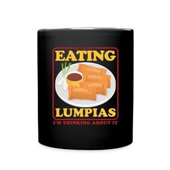 Rouleaux de printemps Lumpia Cadeau Loempia - Mug uni - noir - Devant