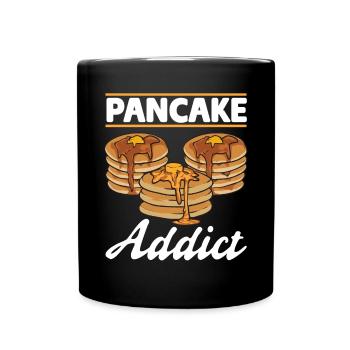 Crêpes Petit-déjeuner Crêpes - Mug uni - noir - Devant