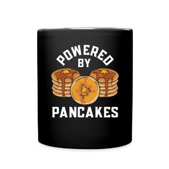Pancake Breakfast Pancakes - Full Colour Mug - black - Front