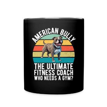 Cadeaux American Bully - Mug uni - noir - Devant