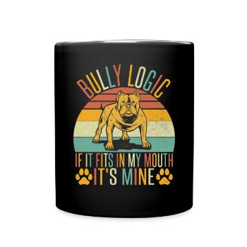 Cadeaux American Bully - Mug uni - noir - Devant