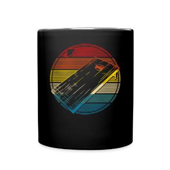 Cornhole Team Bean Bag Player - Tasse einfarbig - Schwarz - Vorne