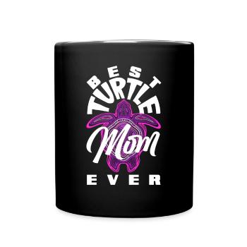 Tortue Tortue Mer Cadeau - Mug uni - noir - Devant