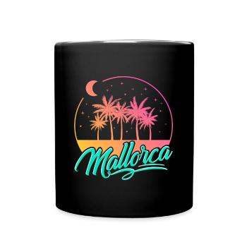 Majorca - Full Colour Mug - black - Front