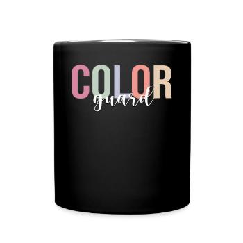 Flag Guard Marching Band - Full Colour Mug - black - Front