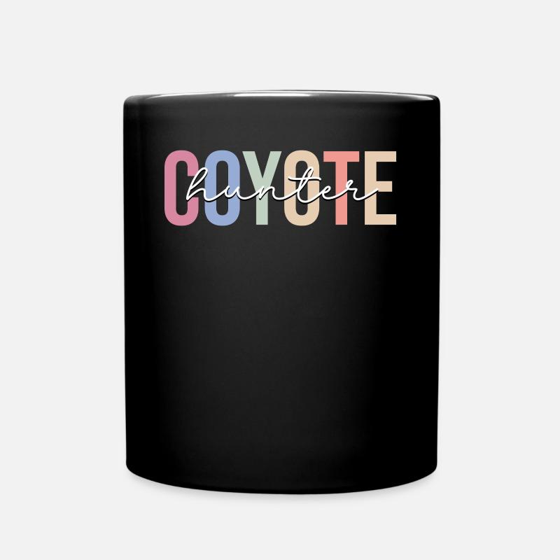 Chasseurs de coyotes Chasse au coyote - Mug uni - noir