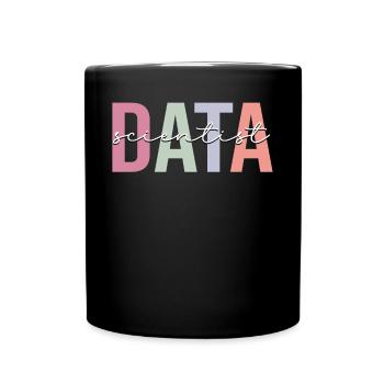 Datenwissenschaftler Datenwissenschaft Datenanalys - Tasse einfarbig - Schwarz - Vorne