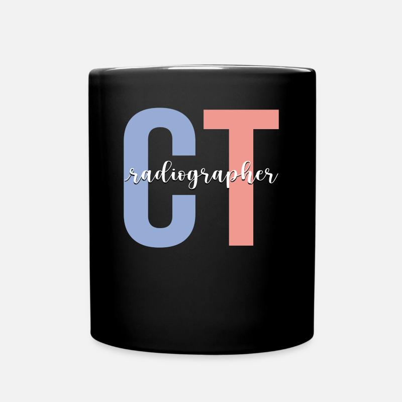 Ct-Radiologe Radiologie CT-Technologe - Tasse einfarbig - Schwarz