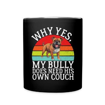 Cadeaux American Bully - Mug uni - noir - Devant