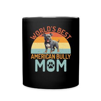 American Bully Gifts - Tasse einfarbig - Schwarz - Vorne