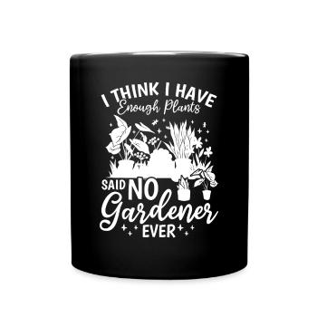 Dictons de jardinage drôles Aménagement paysager Jardinier amateur - Mug uni - noir - Devant