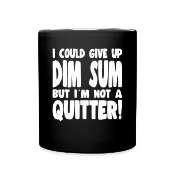 Delicious Asian Food Bao Bun Funny Dim Sum - Full Colour Mug - black - Front