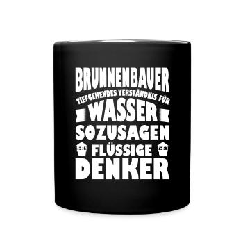 Well Construction Understanding Water Fluid Thinkers - Full Colour Mug - black - Front