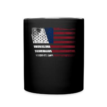Joueur de sac de haricots de l’équipe Cornhole - Mug uni - noir - Devant