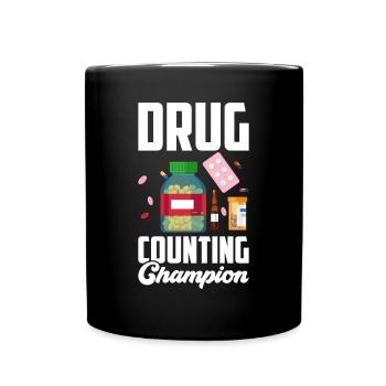 Assistant pharmaceutique Technicien en pharmacie - Mug uni - noir - Devant