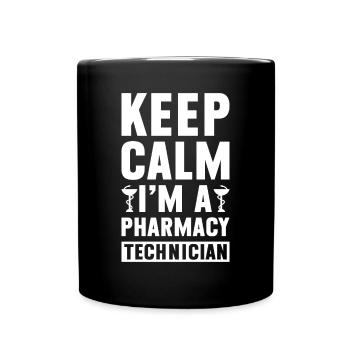 Assistant pharmaceutique Technicien en pharmacie - Mug uni - noir - Devant