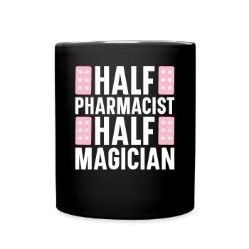 Pharmazeutischer Assistent Pharmazie Techniker - Tasse einfarbig - Schwarz - Vorne