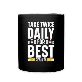 Assistant pharmaceutique Technicien en pharmacie - Mug uni - noir - Devant
