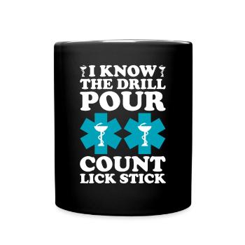 Assistant pharmaceutique Technicien en pharmacie - Mug uni - noir - Devant