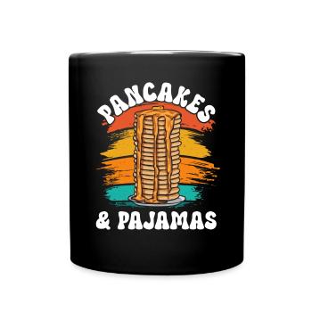 Crêpes Petit-déjeuner Crêpes - Mug uni - noir - Devant